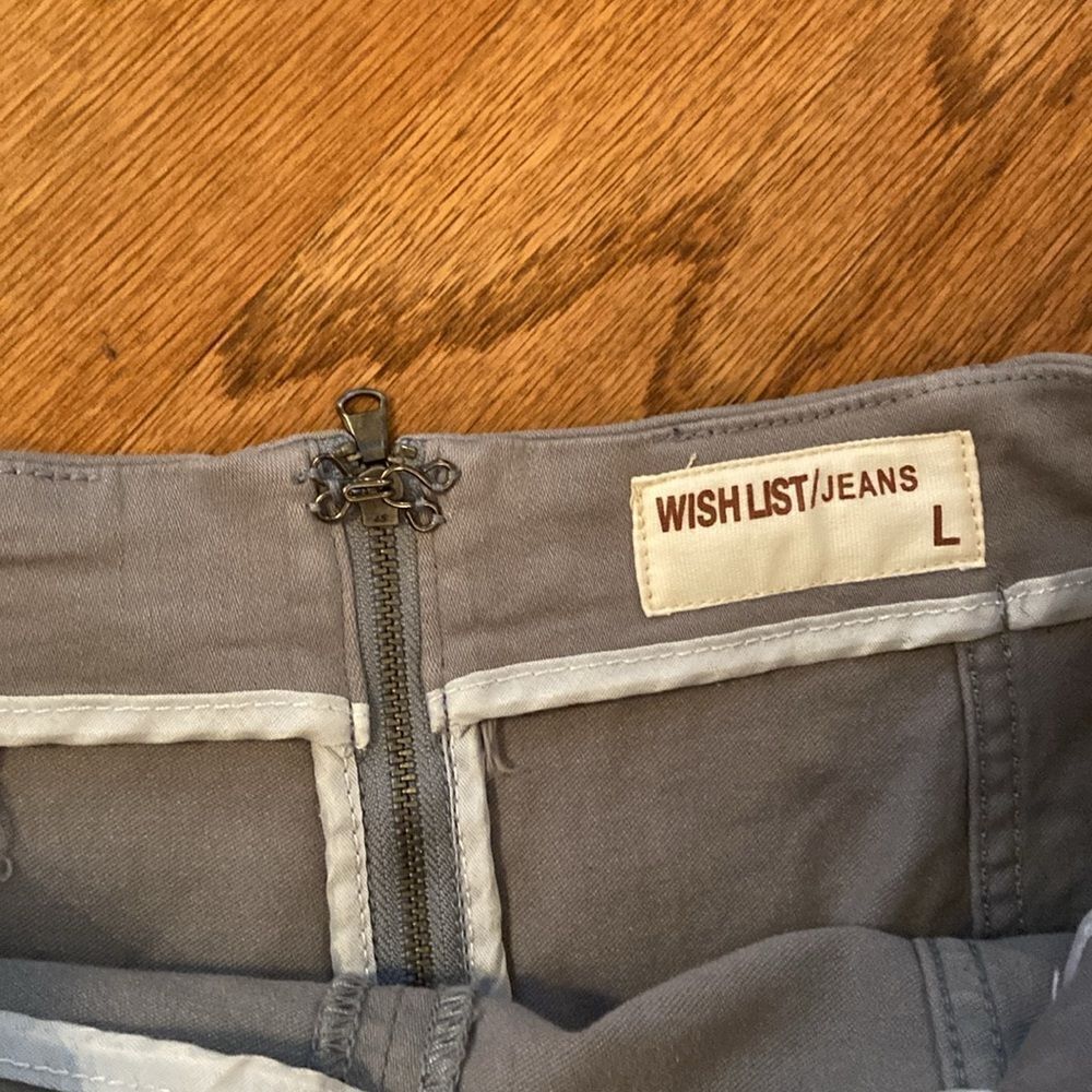 WishList Jeans skirt, gray size large - Picture 4 of 6